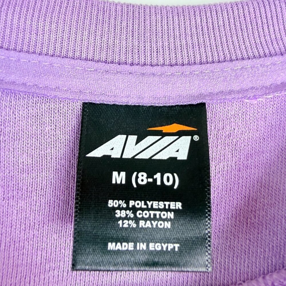 Purple Fleece Sweatshirt Women M Crewneck Cozy Soft Athleisure Pullover - Picture 8 of 10